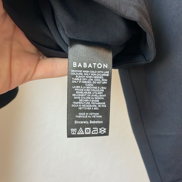 Aritzia Babaton Contour Squareneck Longsleeve Black - Picture 9 of 10